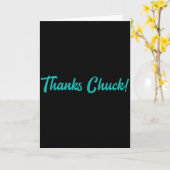 Carte Merci Chuck Hommes Femmes (Fleur jaune)