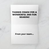 Carte MERCI COACH (Intérieur)