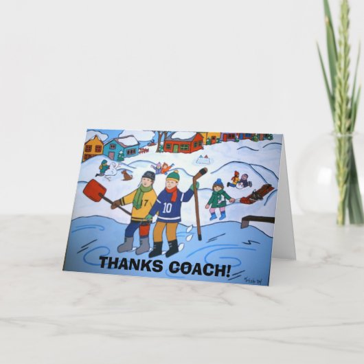 Carte MERCI COACH (Devant)