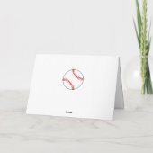 Carte Merci Coach Baseball (Dos)