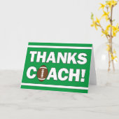 Carte Merci Coach Football Merci (Fleur jaune)