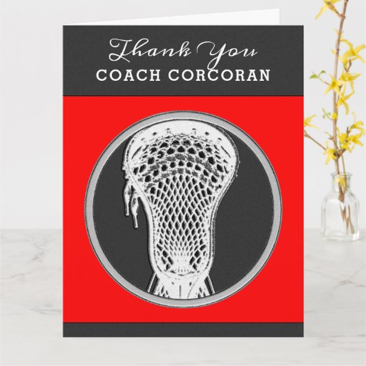 Carte Merci Coach Lacrosse (Fleur jaune)