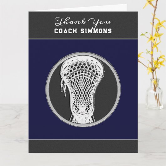 Carte Merci Coach Lacrosse (Fleur jaune)