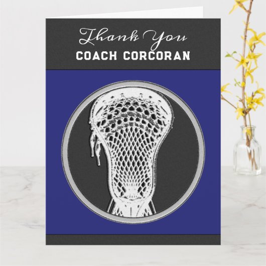 Carte Merci Coach Lacrosse (Fleur jaune)