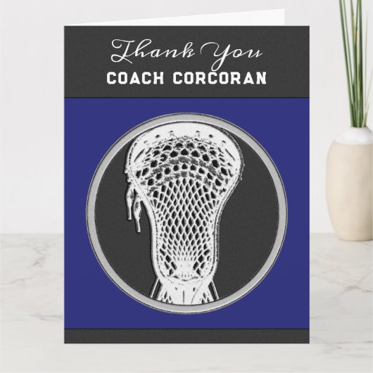 Carte Merci Coach Lacrosse (Devant)