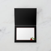 Carte Merci, collection de rose rouge/noir/rouge (Intérieur)