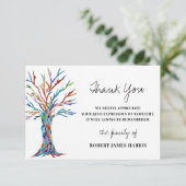 Carte Merci commémoratif funéraire de Sympathy (Debout devant)