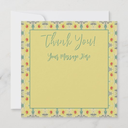 Carte Merci Daisy (Dos)