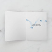 Carte merci daisy basket sur blue bike (Intérieur)