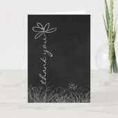Carte merci daisy sur le tableau noir (Devant)