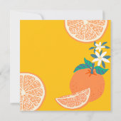 Carte Merci d'anniversaire fruité Orange (Dos)