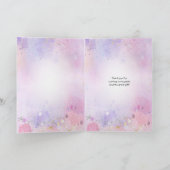 Carte Merci d'aquarelle de Donut (Intérieur)