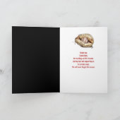 Carte Merci de baseball entraîneur (Intérieur)