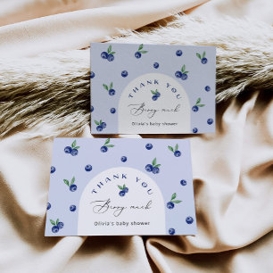 Carte Merci de bleuet  beaucoup Merci