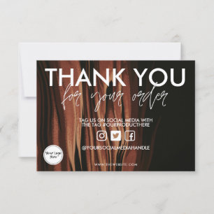 Carte Merci de café aquarelle