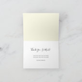 Carte Merci de citron frais (Intérieur)