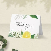Carte Merci de citron frais