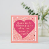 Carte Merci de croire en moi Joyeuse Galentines Day (Debout devant)