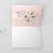 Carte Merci de Fête des mariées géométrique flou (Intérieur)