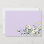 Carte Merci de Fête des mariées géométrique vert (Dos)