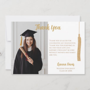Carte Merci de graduation de la baseball classique