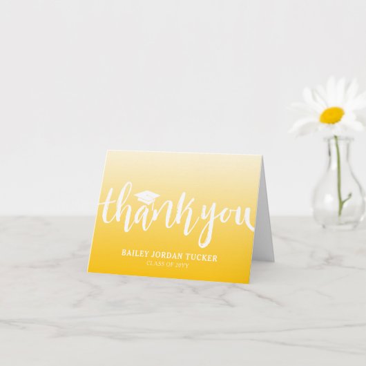 Carte Merci de graduation de l'Ombre jaune de Script mod (Petite plante)