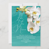 Carte Merci de la fête des mères orchidées (Devant)