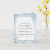 Carte Merci de la sympathie du papier caillé (Fleur jaune)