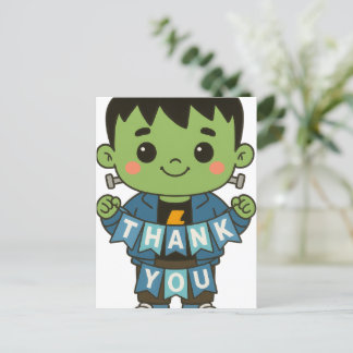 Carte "Merci" de l'équipage Frankie Boo