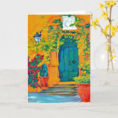 Carte Merci de m'accueillir dans votre maison (Fleur jaune)