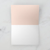 Carte Merci de Mariage géométrique rose flou (Intérieur)