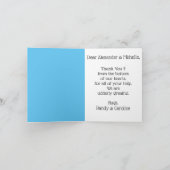 Carte Merci de nous aider à avancer (Intérieur)