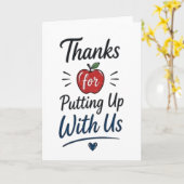 Carte Merci de nous avoir supportés (Fleur jaune)