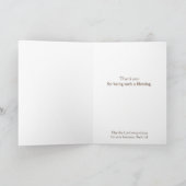 Carte Merci De Nous Tous Raccoon Cute Animal & Scripture (Intérieur)