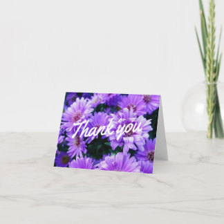 Carte Merci de passion pourpre