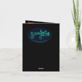 Carte Merci de poisson de Koi (Dos)