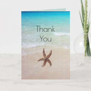 Carte Merci de scène Starfish Beach