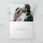 Carte Merci de script moderne minimaliste photo (Intérieur)