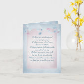 Carte Merci de sympathie (Fleur jaune)