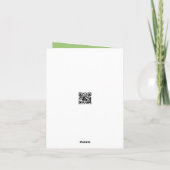 Carte Merci de sympathie Chongbirds sur une clôture (Dos)