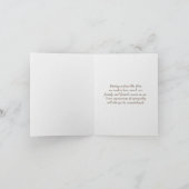 Carte Merci de Sympathie du panier Rose aquarelle (Intérieur)