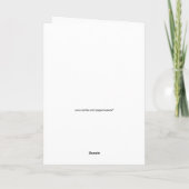 Carte Merci décontracté d'écriture manuscrite rouge et j (Dos)