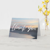 Carte Merci Décontracté pour l'écriture manuscrite Soiré (Fleur jaune)