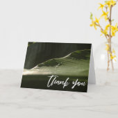 Carte Merci d'écriture décontractée, feuille de banane p (Fleur jaune)