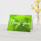 Carte Merci d'écriture décontractée sur l'oreille d'élép (Fleur jaune)