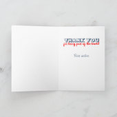 Carte Merci D'Équipe Ensemble Tous Obtiennent Plus (Intérieur)