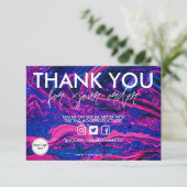 Carte Merci d'espace aquarelle (Debout devant)