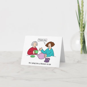 Carte Merci d'être comme une mère pour moi
