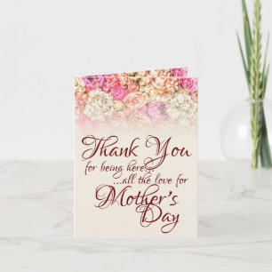 Carte Merci d'être ici - Fête des Mères