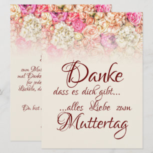 Carte Merci d'être là - Fête des Mères